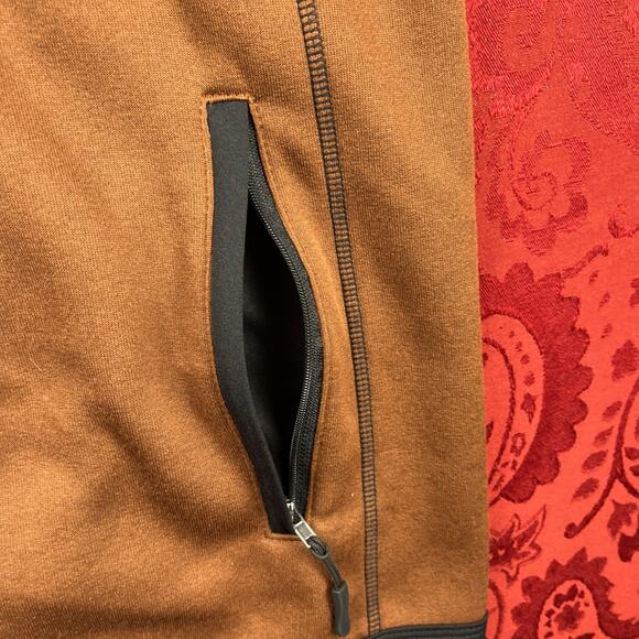 Powder River Outfitters Softshell‎ Vest Men L Brown Rock&Roll/Music Fest NWT - Picture 6 of 12